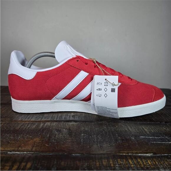 Adidas Originals Gazelle Better Scarlett Cloud White Shoes JI1534 Mens Sz 10.5 - Picture 4 of 5
